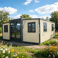Maison conteneur extensible étanche FLKT en kit, garantie 2 ans, directement de l'usine, maisonnette préfabriquée moderne