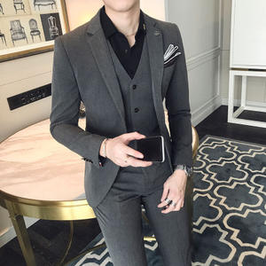 Nanchang Xihui Wedding Men si adatta ai vestiti da <span class=keywords><strong>uomo</strong></span> di colore grigio - Product Image 3