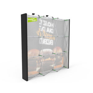 Support d'exposition ovale pliable horizontal en fer pour enseignes publicitaires, <span class=keywords><strong>facile</strong></span> à monter, fabriqué en Chine - Product Image 2