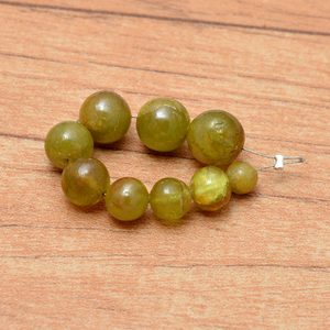 AAA Natural extremadamente raro Sphene Titanite 5mm-9mm suave redondo suelto Sphene cuentas de piedras preciosas semipreciosas para la fabricación de joyas - Product Image 5