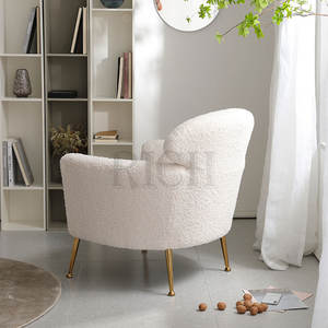 <span class=keywords><strong>Fauteuil</strong></span> en fausse <span class=keywords><strong>fourrure</strong></span> de mouton blanc, <span class=keywords><strong>fauteuil</strong></span> en tissu de laine de mouton Teddy, <span class=keywords><strong>fauteuil</strong></span> moderne en fausse <span class=keywords><strong>fourrure</strong></span> de mouton - Product Image 4