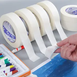 YOUJIANG, pintura de CASA DE USO General, cinta adhesiva de papel crepé de Color blanco de 2 pulgadas