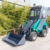 Günstiger Mini-Teleskoplader Radlader mit Gelenkarm Teleskop-Hubarbeitsbühne Radlader mit Kabine Made in China
