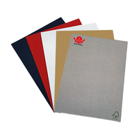 Feuille de carton duplex rouge 500gsm-2500gsm, écologique, haute densité, pour emballage de boîtes rigides, reliure de livres et cadres photo