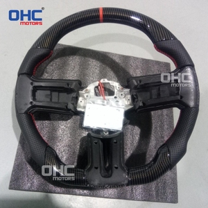 Volante de Fibra de Carbono con Hidroinmersión para <span class=keywords><strong>Ford</strong></span> <span class=keywords><strong>Mustang</strong></span> Volante 2010-2014 V6/<span class=keywords><strong>GT</strong></span>/<span class=keywords><strong>Shelby</strong></span> GT500 en Almacén de EE. UU. - Product Image 6