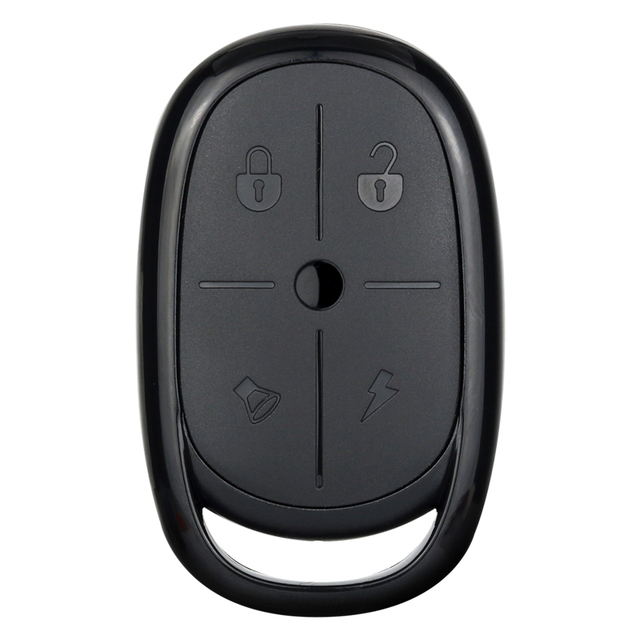 DC 12V 4 Buttons Black ABS Material 315/433MHz Duplicator Universal Garage Electric Door Lock RF Wireless Remote Control