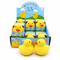 Canard jaune esthétique, jouet anti-stress de bureau, compagnon de bureau