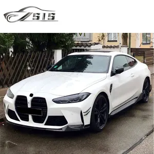 Jupes latérales en fibre de carbone de style nouveau G80 G82 M3 M4 pour l'année 2024, couvre-pare-chocs latéral G80 G82, extension de jupe latérale, pièces de carrosserie - Product Image 1
