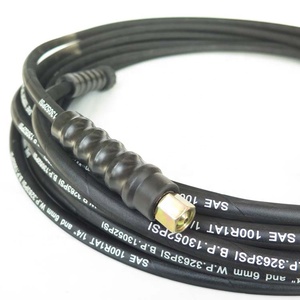 R2 3/8 Limpiador de lavado de coches de goma de agua de alta temperatura <span class=keywords><strong>Manguera</strong></span> y <span class=keywords><strong>pistola</strong></span> de lavado de alta presión - Product Image 4