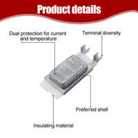HCET 17AM Fabricant professionnel Interrupteur thermique Klixon 7AM Protection thermique du moteur électrique pour tondeuses à gazon Type fermé en métal