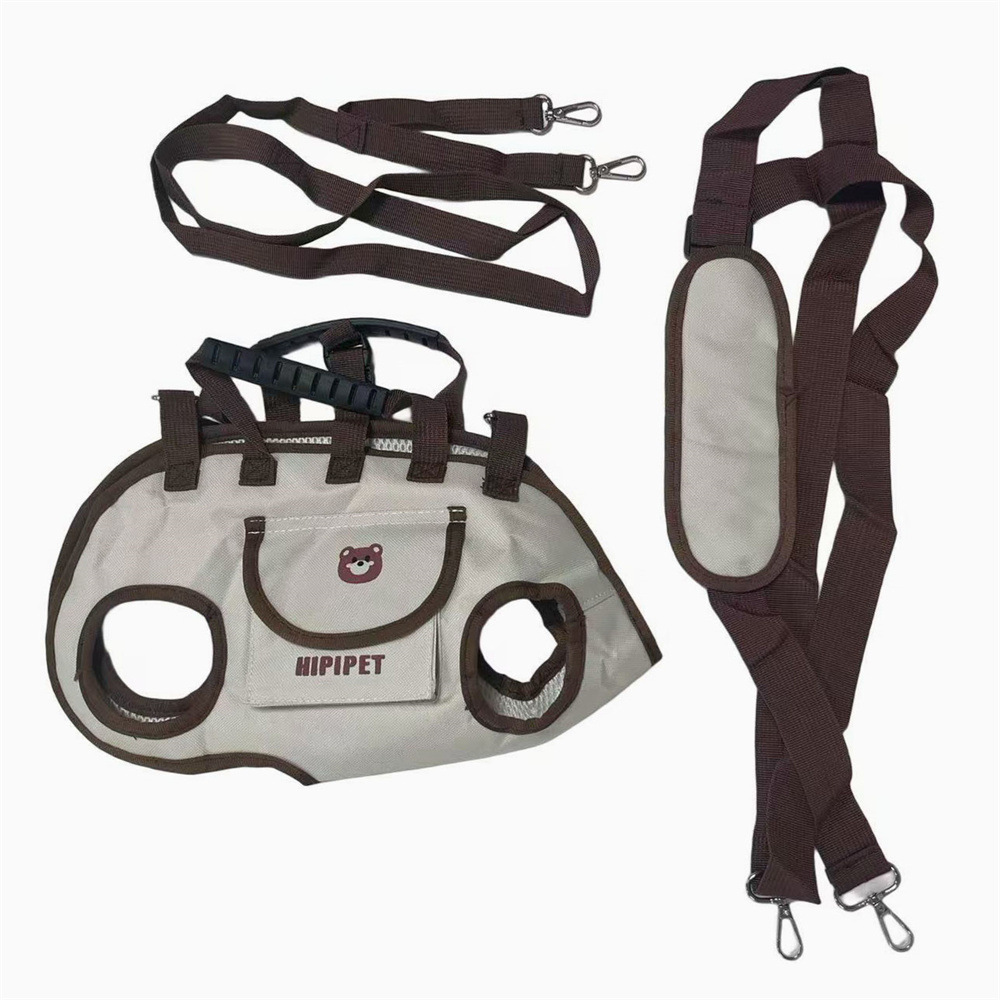 Hippie Dog Horizontal Backpack (Crystal Orange M)
