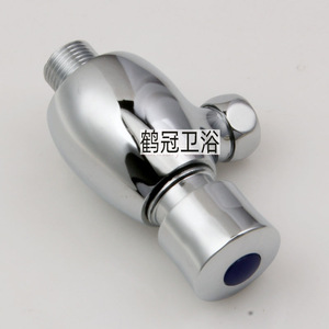 Válvula de descarga manual Crane Crown para urinario, montada en pared, de cobre, con botón pulsador, de bajo consumo de agua - Product Image 3