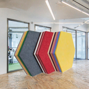 Panneaux acoustiques SAI DELI 100% fibre de polyester, absorption acoustique, design contemporain pour la maison et le bureau, options multicolores - Product Image 2