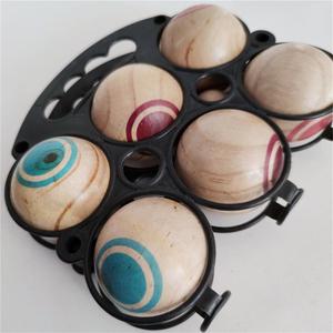 Commercio all'ingrosso 6pcs di Legno giochi <span class=keywords><strong>bocce</strong></span> palle - Product Image 2