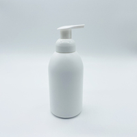 Distributeur de savon liquide moussant en plastique HDPE haut de gamme de 500 ml avec bouchon à vis, rechargeable, impression sérigraphique