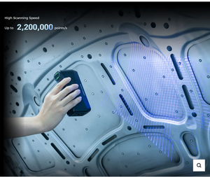 SHINING 3D EINSTAR Rockit Scanner de poche sans fil, nouveau, garantie 1 an, USB/WiFi, bleu + lasers infrarouges VCSEL PLA - Product Image 2