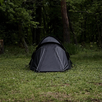 Tente de camping légère 2 places pour la randonnée, le trekking, profil bas, coupe-vent, type dôme tunnel, fabrication OEM personnalisée