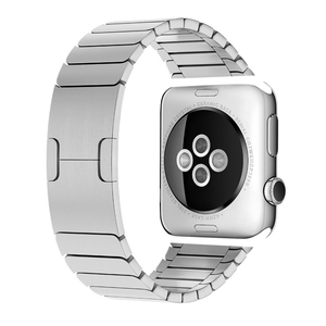 2020 de acero inoxidable de lujo <span class=keywords><strong>Apple</strong></span> <span class=keywords><strong>Watch</strong></span> banda de <span class=keywords><strong>Metal</strong></span> 44mm 40mm para reloj <span class=keywords><strong>Apple</strong></span> <span class=keywords><strong>Watch</strong></span> banda <span class=keywords><strong>Correa</strong></span> negro de plata - Product Image 1