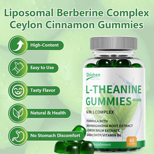 OEM L-테아닌 400MG 구미 - 6-in-1 아슈와간다 <span class=keywords><strong>GABA</strong></span> 보충제 60개입 식이 보충 구미 - Product Image 4