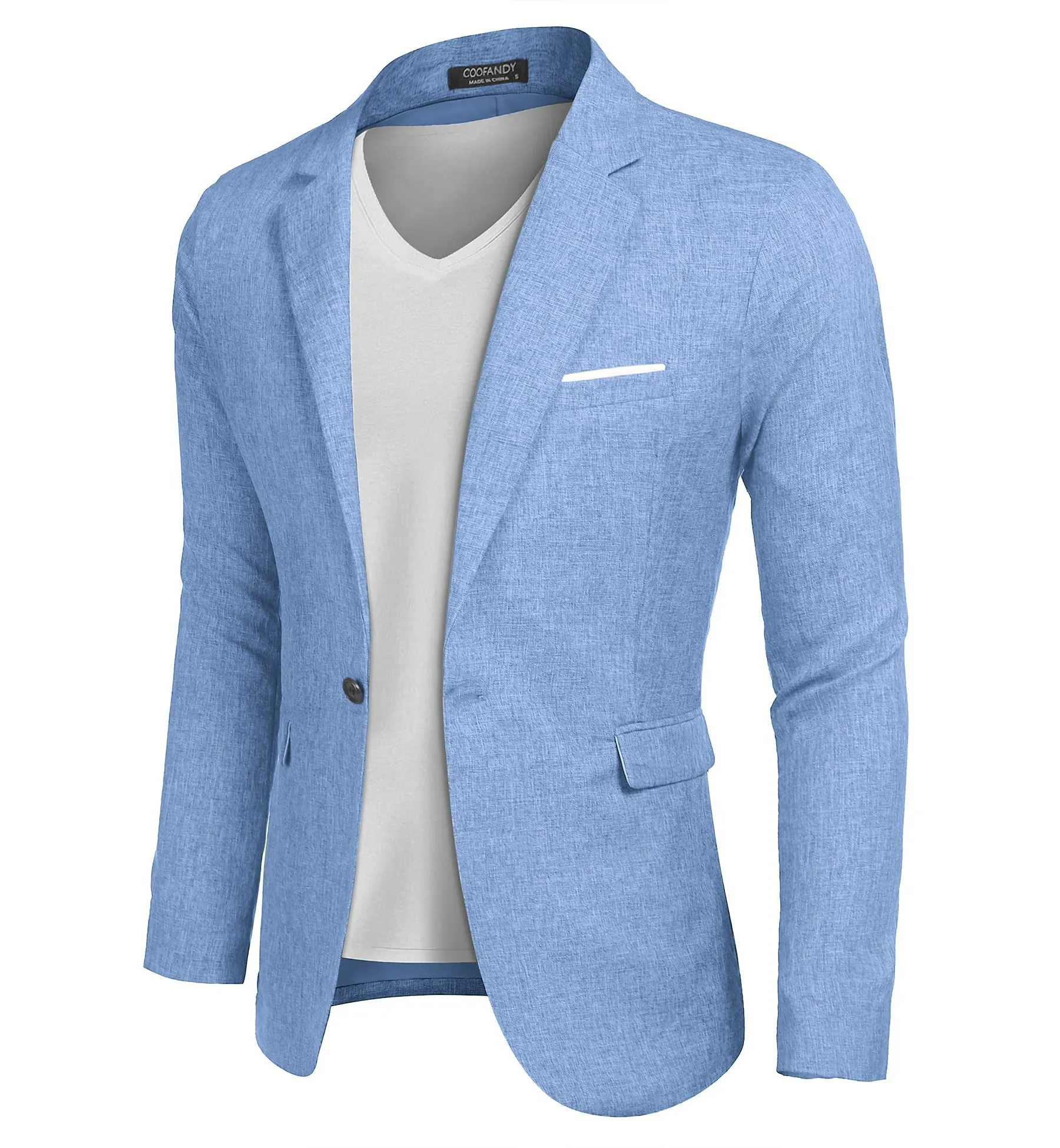 Giacca da uomo Casual giacca sportiva Slim One Button giacca leggera giacca sportiva