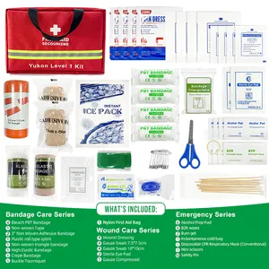 Custom home kit di pronto soccorso paramedico compatto completo di alta qualità da viaggio medico mini oxford kit kit di pronto soccorso borsa completamente rifornita