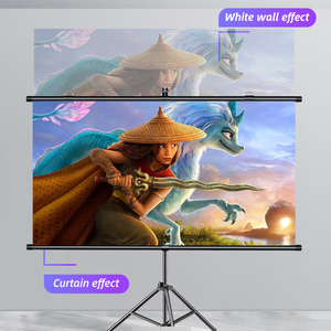 VIY 60 72 84 100120 Inch 16:9 Tripod <strong>Stand</strong> <strong>Projector</strong> <strong>Screen</strong> Outdoor Portable Projection <strong>Screen</strong> <strong>Stand</strong> - Product Image 4