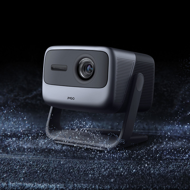 JMGO N1 PRO 1080P Projector with Adjustable Bracket 4K Support 1300 ISO Lumen 2+32GB Portable Smart Android DLP Laser Projector