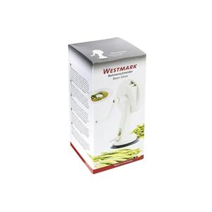 Westmark Manual Bean Slicer with <b>Vacuum</b> Base Stainless Steel Blades Plastic Construction Made in Germany - Product Image 1