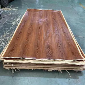 胶合板三聚氰胺木纹膜压花复合recon木单板