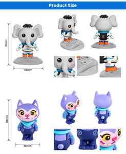 Nuovi Prodotti Alimentari Giapponesi, 8 Diversi Tipi di Simpatici <span class=keywords><strong>Panda</strong></span> in Resina 3D, Giocattoli Artigianali, Miniature, Souvenir Cartoon - Product Image 3