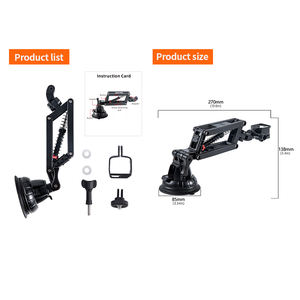 Support de fixation pour voiture STARTRC à ventouse pour pare-brise et tableau de bord, stabilisateur de photographie monté sur caméra pour caméras sportives et caméras d'action - Product Image 2