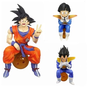 Nuevo estilo de <span class=keywords><strong>resina</strong></span> de alta calidad GK Super Saiyan Son Goku Vegeta sentado bola sentado posición modelo Anime figura personaje de dibujos animados - Product Image 6