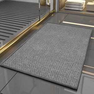 Tapis de salle de bain minimaliste transfrontalier, couleur unie, antidérapant, rectangulaire, en terre de diatomée absorbante, pour usage domestique - Product Image 5