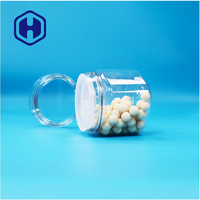 Pot en plastique transparent carré en PET sans BPA, étanche, avec couvercle à vis, qualité alimentaire, pour aliments, bonbons, collations, biscuits, vente en gros