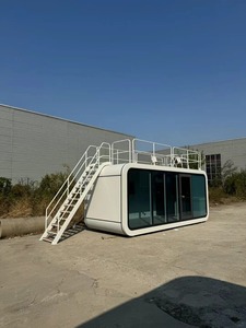 Gaiasmile táo cabin prefab di động nhà cà phê cửa hàng văn phòng container Nhà Màu Xanh lá cây vườn biệt thự sang trọng Apple cabin nhà - Product Image 5