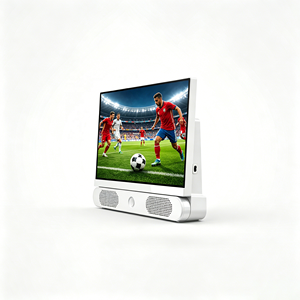 Vente en gros d'écrans portables Google TV LED blancs de 24 pouces |   Tuner de signal local avec batterie intégrée et haut-parleur OEM/ODM intelligent 24 pouces - Product Image 1