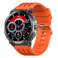 Montre connectée pour homme Direct Factory AK17G, écran 1,43 pouces, mémoire 128 Mo, plus de 100 modes sportifs, IP68, appels Bluetooth, moniteur de fréquence cardiaque, GPS, boussole, e-mail