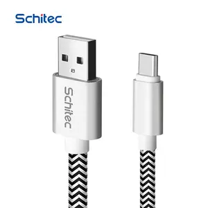 Thick strong mixed nylon braided 1M 2M 3M fast charging data transfer usb cable type C for xiaomi huawei samsung