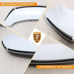 สปอยเลอร์หลังคาร์บอนไฟเบอร์แห้ง สำหรับ Porsche 911 992 รุ่น <span class=keywords><strong>Rt900</strong></span> BB Style ปีกหลังทรง Ducktail อุปกรณ์ตกแต่งรถยนต์ - Product Image 3