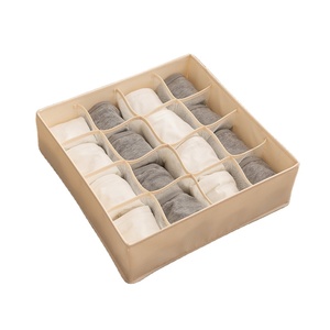 Boîte de rangement pliable et flexible en tissu non tissé écologique, organisateur d'épices, paniers de tiroir de commode, bacs, conteneurs, séparateurs - Product Image 3