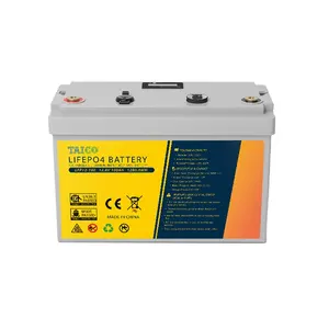 GoKWh 12.8v 100Ah Smart Bluetooth LiFePO4 Lithium Battery 
