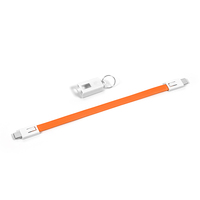 Ensemble cadeau de câble de données promotionnel avec logo personnalisé, câble de charge rapide TPE double entrée USB-C type C en cuivre pur 60W