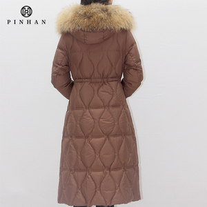Winter <strong>Women's</strong> Thickened <strong>Coat</strong> <strong>Puffer</strong> Down Jacket <strong>Women</strong> Down Real Fur <strong>Hooded</strong> Warm <strong>Long</strong> Jacket