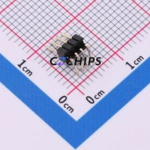 5AIW3-7440-104-W0 Pin Header Bent Lead Through Hole,P=1.27mm Connector 1x4P 1.27mm Pin Header Right Angle Insert - Product Image 2