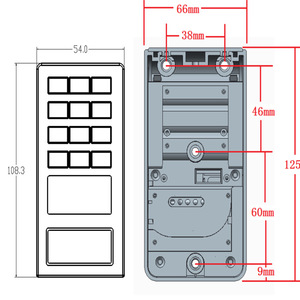 Gimnasio Sauna Venta al por mayor de China Tarjeta de desbloqueo Combinación de metal Casillero electrónico Cerradura de gabinete - Product Image 2