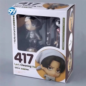 Attack on Titan Levi Cleanup Capitán Q Versión Nendoroided Movable Face Change Doll Ornament 417 - Product Image 4