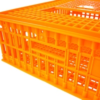 Cage de transport pliable en plastique pour poulets, pigeons, colombes, canards, volailles, cages à batterie
