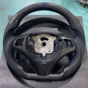 Volante de Coche para <span class=keywords><strong>BMW</strong></span> Serie M3 E90 E92 E93 E91 E81 E82 E87 E88, Volante de Cuero y Fibra de Carbono, Admite Personalización - Product Image 2