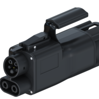 Nouvel adaptateur de charge DC EV 300A CHA vers CCS1, étanche IP65, prise Tesla Type 2 pour usage domestique, convertisseur de véhicule électrique