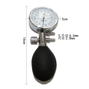 दोहरी कनेक्शन के साथ Pvc बॉल के साथ हाथ से आयोजित एनीरोइड स्पिगमोमीटर - Product Image 5